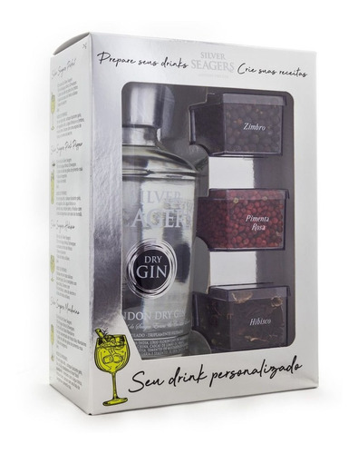 Kit Gin Silver Seagers 750 Ml