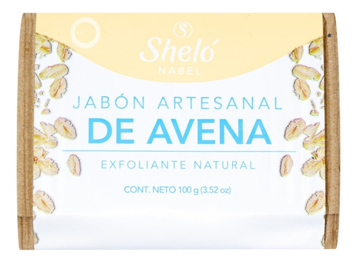 Jabón Artesanal De Avena Corporal Y Facial De Sheló Nabel