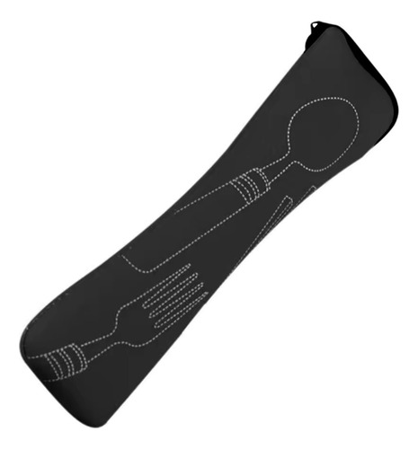 Funda Para Cubiertos Lunch Bolsa Guardar Cubiertos Tenedor