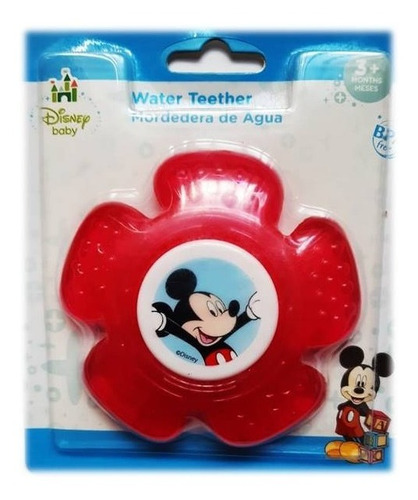 Mordedera De Agua Para Bebés Disney Baby Big Print Color Rojo Mickey Mouse