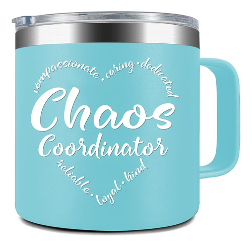 Comfit Taza De Coordinador Del Caos, Taza De Acero Inoxidabl