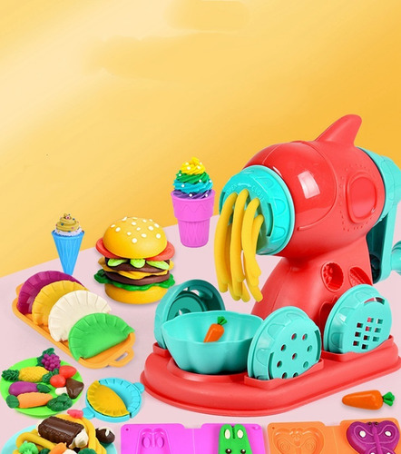 A Conjunto Infantil De Arcilla De Colores,juguetes Bricolaje