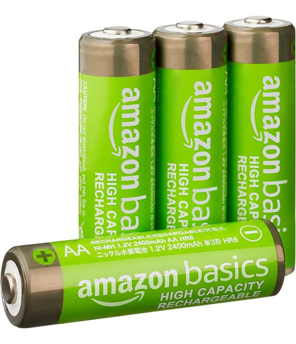 Pilas Recargables Amazon A A 2000mah (4 Unidades) 