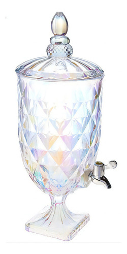 Suqueira/dispenser Rainbow Diamond 5l Furta Cor/transparente