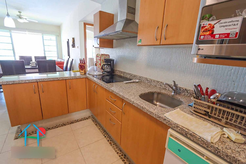 Cad Mayan Lakes 3 302. Terraza Con Vista A Los Jardines Y Albercas