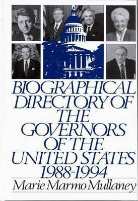 Libro Biographical Directory Of The Governors Of The Unit...