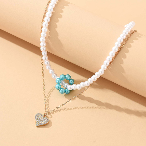 Colgante Con Colgante De Diamante En Forma De Corazón Para M