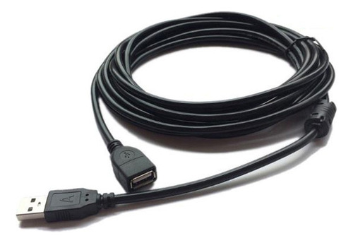 Cable Extension 5 Metros Usb 2.0  De Macho Hembra Con Filtro