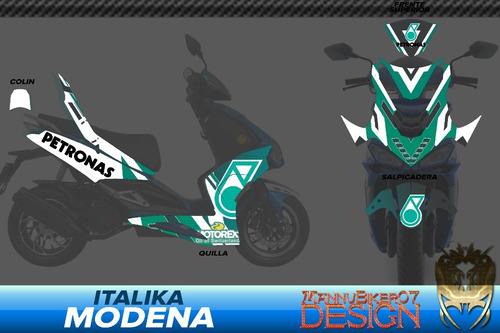 Modena 150 & 175 Kit Stickers Calcas Vinil Calcomanias Wrap