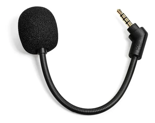 Cable auxiliar de repuesto desmontable, cable de audio para auriculares de  0.138 in con silencio en línea y control de volumen, compatible con HyperX