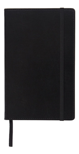 C.r. Gibson Black Bonded Leather Journal, 5'' X 8.2''