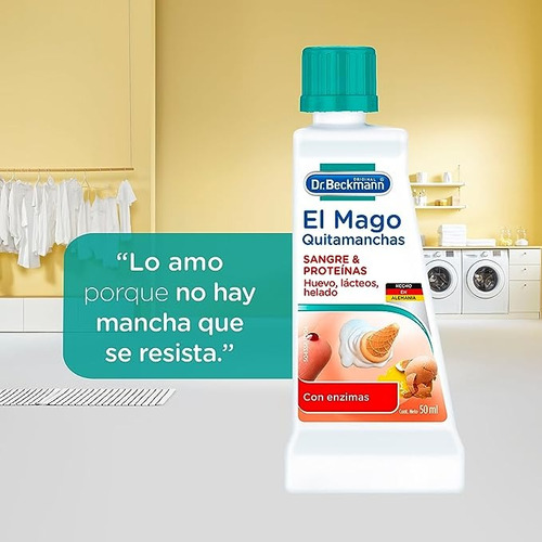 Dr. Beckmann - El Mago Quitamanchas Sangre Y Proteínas 2pzas
