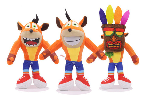 2024 Muñeco De Peluche Infantil Crash Bandicoot Estilo 1 [v
