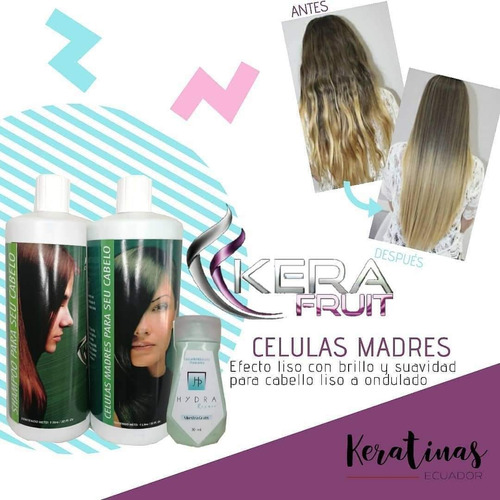 Kera Fruit Keratina Cera Fria Cirugia Capilar Celulas Madres