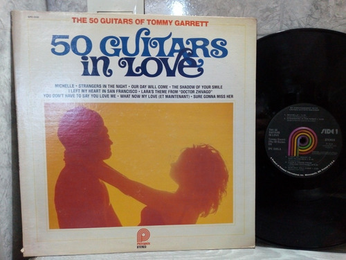 Tommy Garrett 50 Guitars In Love Lp Made In Usa