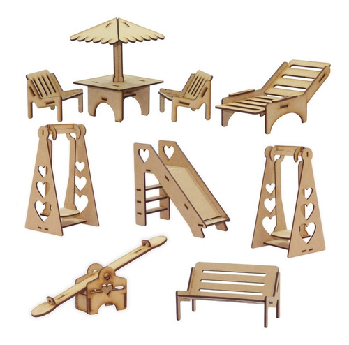 Imagen 2 de 3 de Combo Verano Completo + Combo Plaza ! Muebles Barbie! Casa!