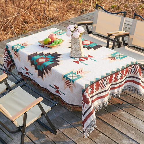Toalla De Sofá Supersuave Z, Estilo Bohemio, Mantel B 1643