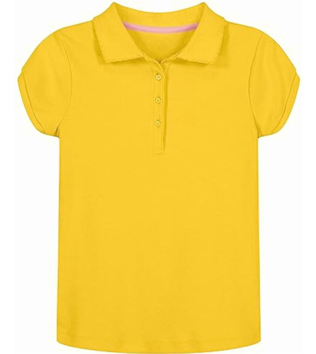 Nautica Polo De Manga Corta Para Niñas Con Uniforme