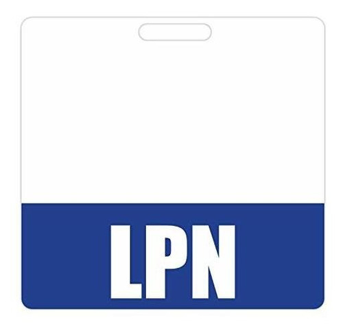 Porta Carnet, Credencial Lpn Badge Buddy (azul) - Etiquetas 