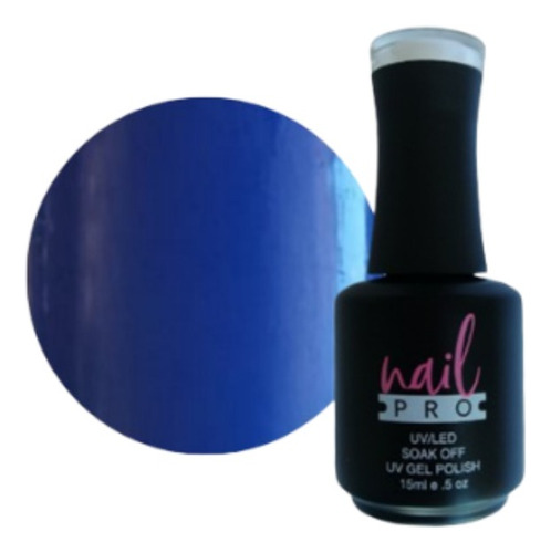 Uv Gel Polish - Azul #x081 (15ml) - Nail Pro