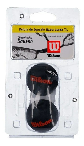 Pelota Squash Extra Lenta Wilson 