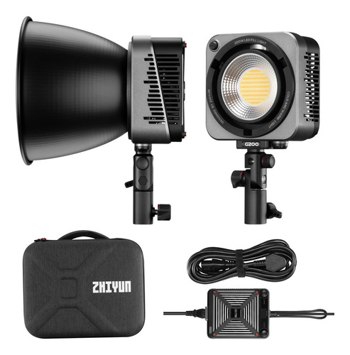Lámpara de luz led Zhiyun no aplica color blanca fría con estructura Dorado 127V