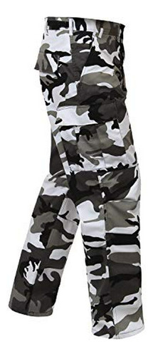 Rothco Longs Pantalones Bdu, Camo De La Ciudad, Medio