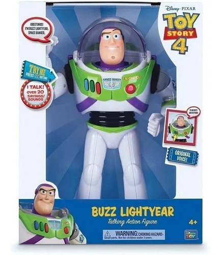 Buzz Lightyear 33cm Figura De Accion Parlante - Toy Story 4 