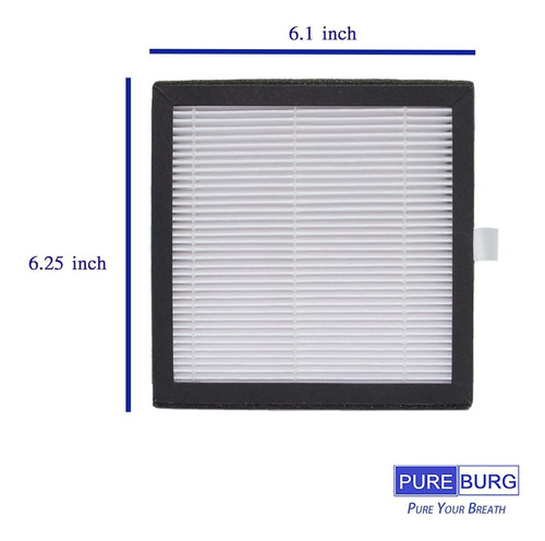 Pureburg 3 Filtros Hepa De Repuesto Compatibles Con Afloia (