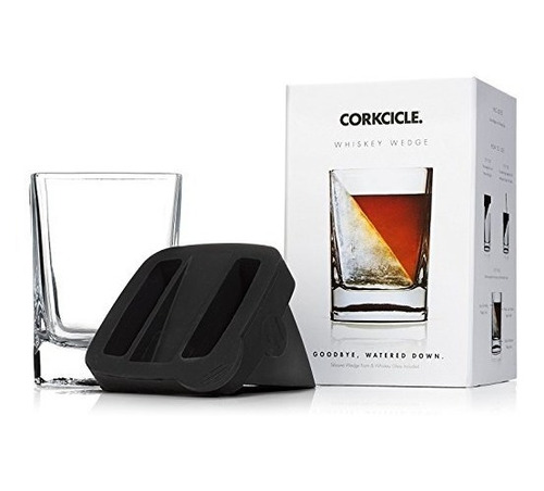 Corkcicle Whisky Cuña - (doble Pasado De Moda De Vidrio + Si