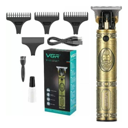 Cortadora De Pelo Vgr V-085 Dorada 100v/240v