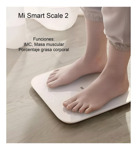 Pesa Xiaomi Mi Smart Scale 2 Balanza 150kg Bluetooth Blanco