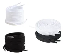 Comprar 4 Agujetas Anchas,agujetas Blancas,agujetas Para Tenis 1.8m