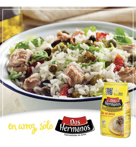 Imagen 4 de 9 de Arroz Parboil Dos Hermanos No Se Pega Libre Gluten Sin Tacc