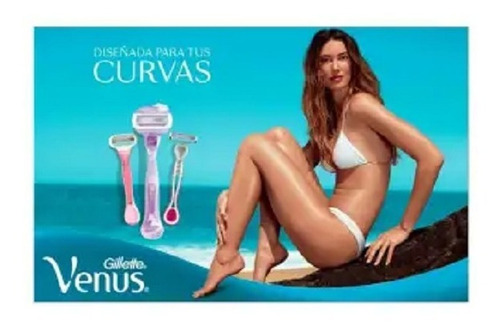 Rastrillo Gillette Venus Mujer Set 5 Cartuchos Y 1 Rastrillo