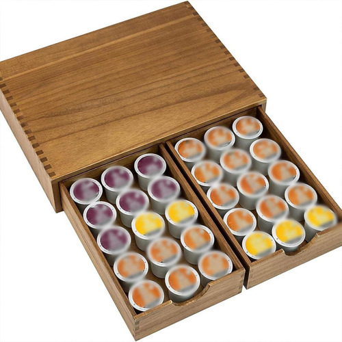 Compatible Organizador De Almacenamiento De Té Con Cajón,