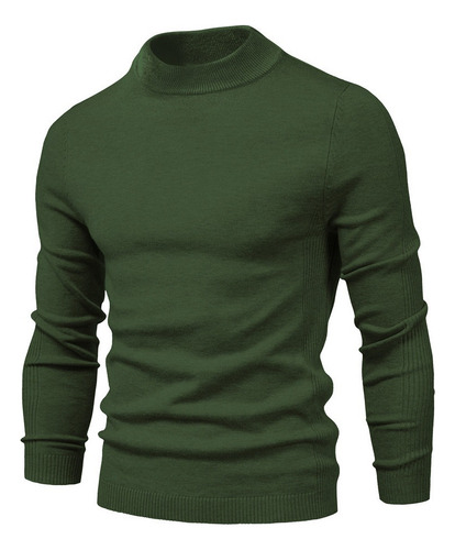 Jersey Casual Para Hombre Moda Cómodo Caballero Cuello Redon