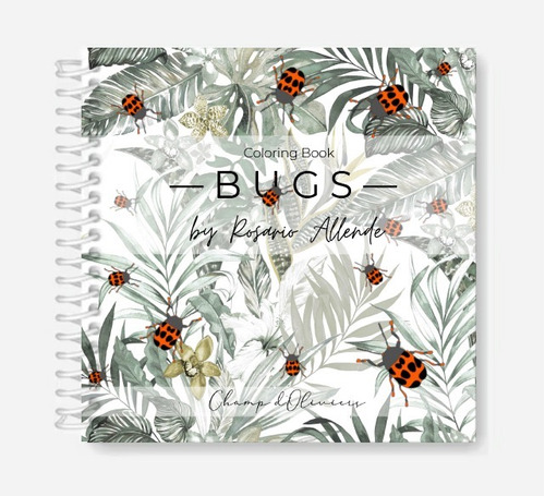 Libro Para Colorear Bugs By Rosario Allende 