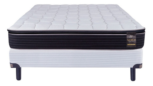 Sommier Americana King Koil Comfort Sensations Finesse 2 plazas de 190cmx140cm blanco y negro