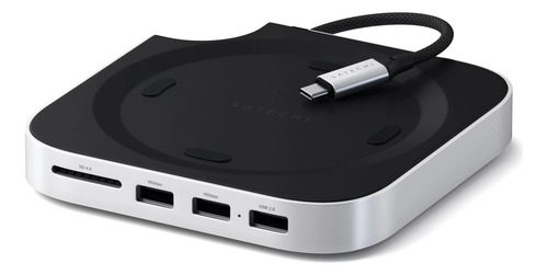 Stand & Hub Usb Satechi Para Mac Mini M4 Com Suporte A Ssd