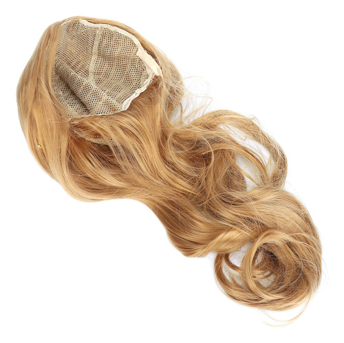 Peluca De Pelo Largo Y Rizado En La Parte Media Para Mujer,