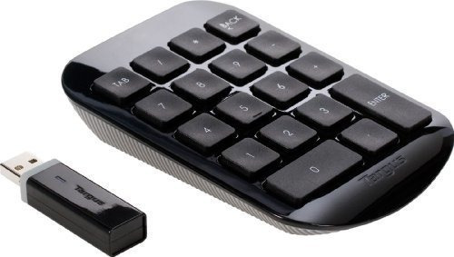 Targus Wireless Numeric Keypad, Black (akp11us)