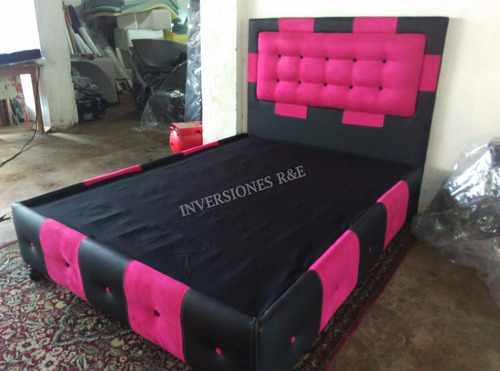 Imagen 4 de 9 de Camas Matrimoniales Con Copete E Individuales, Box Spring