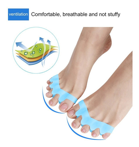 Imagem 7 de 10 de Separador Silicone Para Dedos Pés - Calos - Joanete - 1 Par