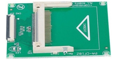 Convertidor Compact Flash A Zif 1.8 Adaptador Cf A Zif/lif Color Verde