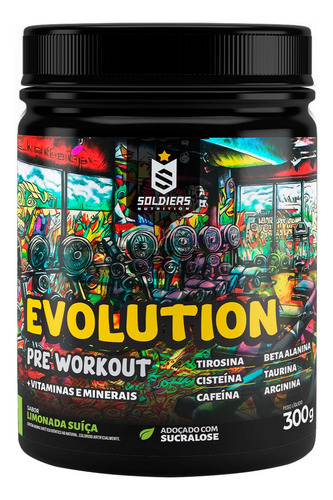 Kit:elite Whey 80% 1kg+creatina 150g+prétreino Evolution300g Sabor Elite Chocolate Belga - Evolution Limonada Suiça