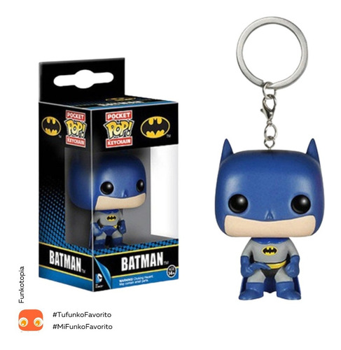 Imagen 3 de 3 de Llavero Funko Pop: Dc Comics - Batman