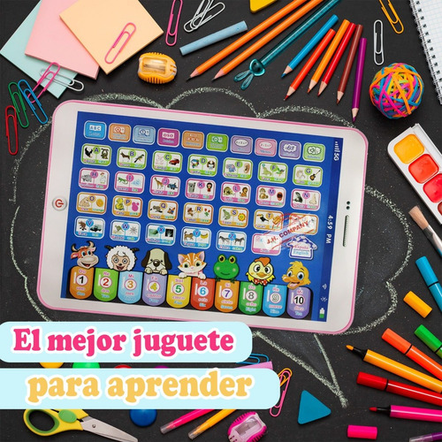 Imagen 7 de 10 de Computador Portatil Juguete Aprende Didactico Ingles A-212