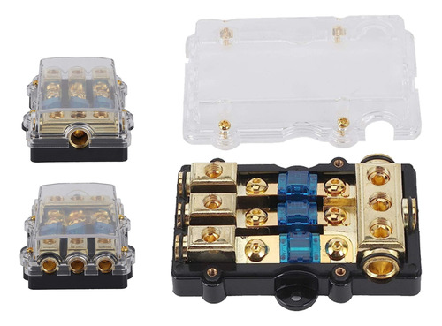 Portafusibles 3 Vías Bloque De Distribución Negativo