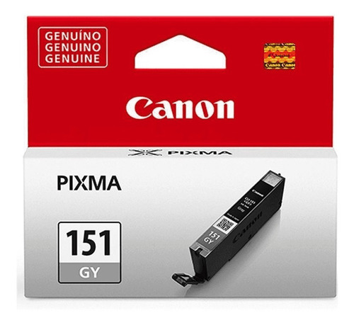 Cartucho De Tinta Canon Cli-151 Gy Gris 7 Ml 6532b001aa /v